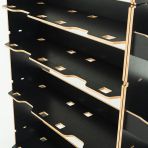 Close-up view of the Festool Shelving Rack