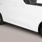 Ford Transit Custom 2023- SWB Black Stainless Steel Side Bars