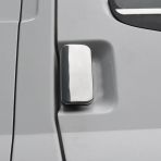 Ford Transit Mk6 & Mk7 Stainless Steel 3 Door Handles + Lock Cover