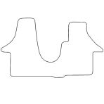 Tailored Rubber Van Floor Mats - VW Transporter T6 2015-2024