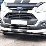 Ford Transit Custom 2012-2018 Black Front Spoiler Bar