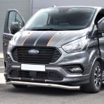 Ford Transit Custom Sport 2018-2023 Polished Front Spoiler Bar