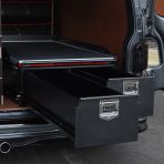 ProTop Sliding Deck Deep Twin Drawers displayed open - 1230mm wide