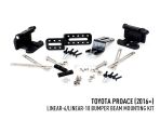 Toyota Proace (2016-2023) Linear-18 LED Light Bar Bumper Integration Fitting Kit Brackets