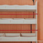 Close-up view of the side panel of the Fiat Scudo Front Racking Unit