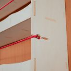 Racking comes pre-notched for bungee cords