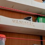 Vanimal branding located on the second storage compartment