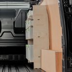 Rear van view of the Fiat Scudo Front Festool Systainer Shelving and Racking Unit