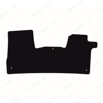 Nissan Interstar 2025+ Tailored Front Rubber Floor Mat (Heavy-Duty Checker Plate – 1 Piece)