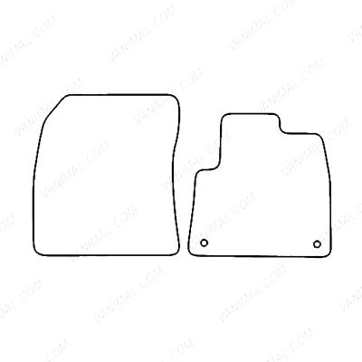 Tailored Rubber Van Floor Mats - Citroen Berlingo 2018-