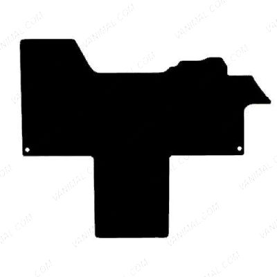 Peugeot Boxer 2006+ Tailored Front Rubber Floor Mat (Heavy-Duty Checker Plate – 1 Piece)