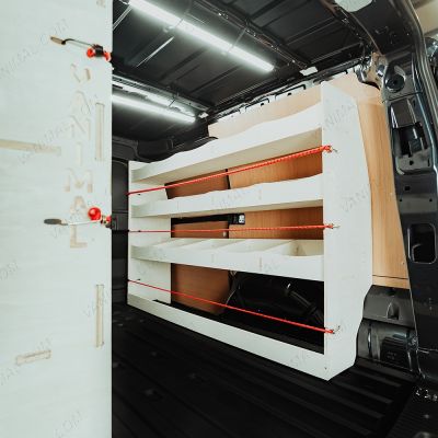Premium 12mm plywood van racking for Nissan Townstar 2022 L2 NS Rear and XL OS fitment