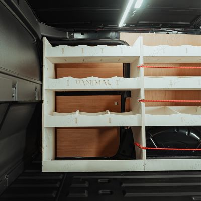 Premium 12mm plywood driver-side racking for Nissan Townstar 2022 L2 full offside fitment