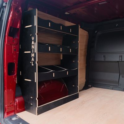 Nissan Townstar 2022 L2 van racking set with NS rear and OS rear modules