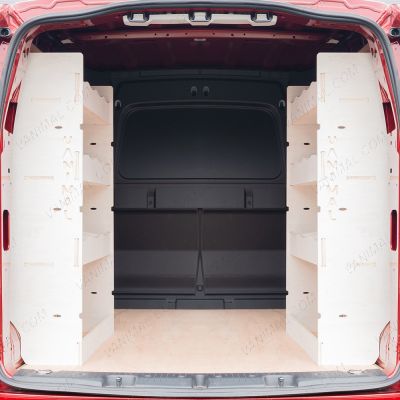 Nissan Townstar 2022+ L2 Double Rear Van Racking with NS and OS racks