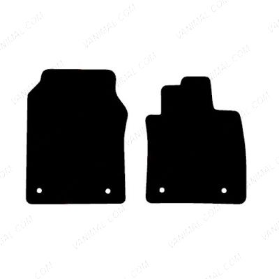 Ford Transit Courier 2024- Tailored Front Rubber Floor Mats (2 Piece)