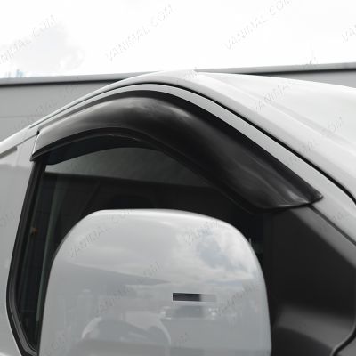 VW Transporter T7 2025- Set of 2 Adhesive Wind Deflectors close-up view