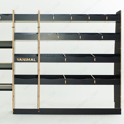  Infill and x3 Toolbox Shelves displayed with tools and toolboxes