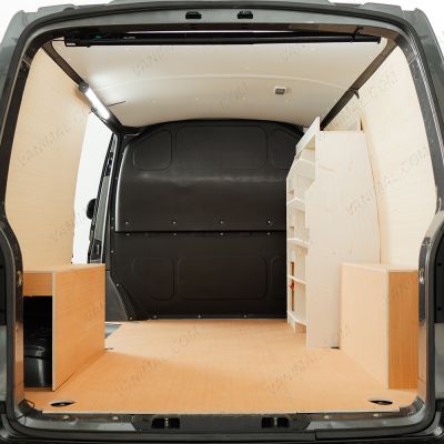 Side van view of the Fiat Scudo Front Ulti-Rack Van Racking V2