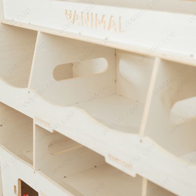 Close-up view of the Fiat Scudo Rear Ulti-Rack Van Racking compartments