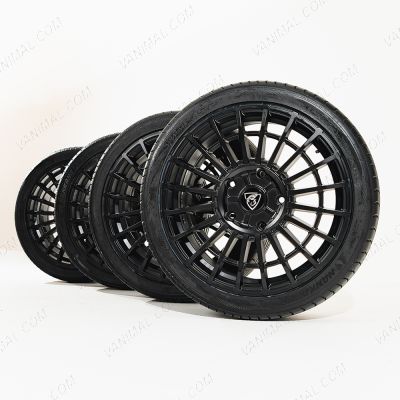 Close-up side angle view of the front face view of the 20" Predator Iconic Alloy Wheel