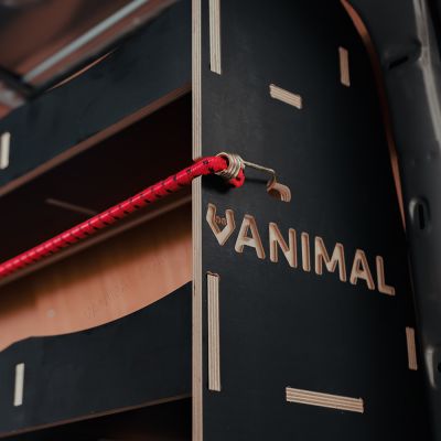 Nissan Townstar 2022 L2 full OS racking system with 12 compartments and 3 shelves