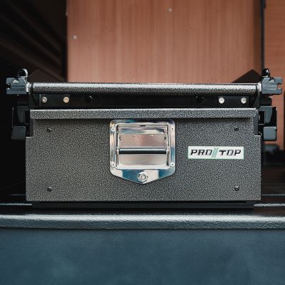 Close-up view of the front ProTop Drawer System with Sliding Floor