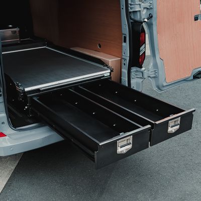 Heavy-Duty Drawer System with Sliding Tray for VW Transporter T7 2025-