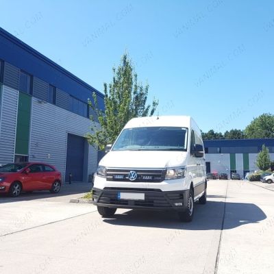 Front view of the VW Crafter (2017-) Triple-R 750 Elite LED Integration Kit 
