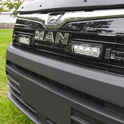 Lazer Lamps ST4 Evolution LED Grille Integration Kit fitted on the MAN TGE (2017-)