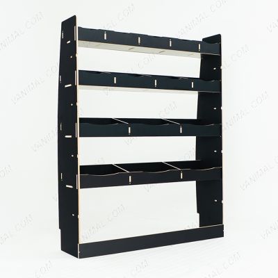 Nissan Interstar 2025 OS rear racking system with 15 compartments and 4 shelves