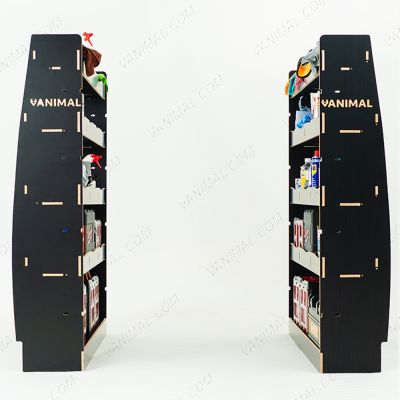 Nissan Interstar 2025 double rear van racking pair in black hexaboard finish