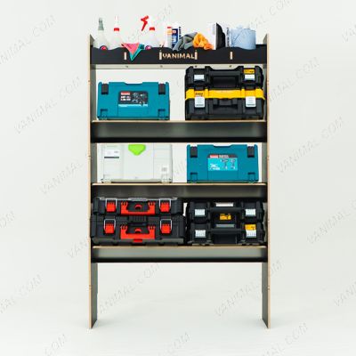 Nissan Interstar 2025 van racking with OS front toolbox module