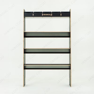 Black hexaboard toolbox shelving for Nissan Interstar 2025 OS front