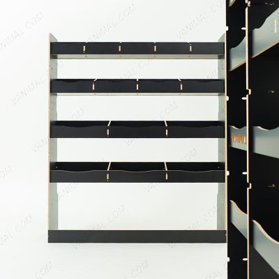 Side van view of the Nissan Interstar 2025- Hexaboard OS Rear