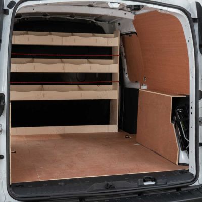 OS View, Renault Kangoo II 2008-2021 L1/L2 Full-Width Bulkhead Ply Racking Unit