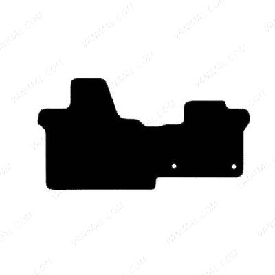 Toyota Proace 2016+ Tailored Front Rubber Floor Mat (Heavy-Duty Checker Plate – 1 Piece)