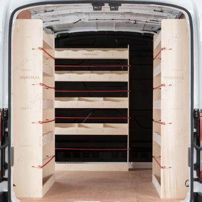 Nissan Interstar 2025 premium plywood bulkhead and rear racking system