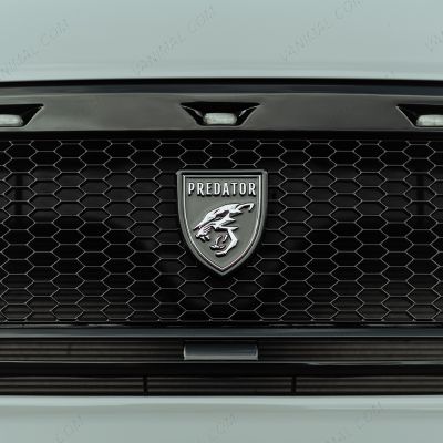 Predator Badge Branding on the Predator Mesh Grille