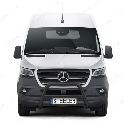 Mercedes Sprinter W907 2018- Black Front A-Bar