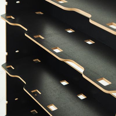 Close-up view of the Festool Systainer Shelves 