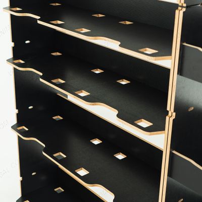 Close-up view of the Festool Shelving Rack