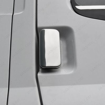 Ford Transit Mk6 & Mk7 Stainless Steel 3 Door Handles + Lock Cover