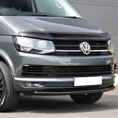 VW Transporter 2015-2019 Gloss Black 3pce Lower Grille Set without Radar