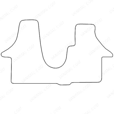 Tailored Rubber Van Floor Mats - VW Transporter T6 2015-2024