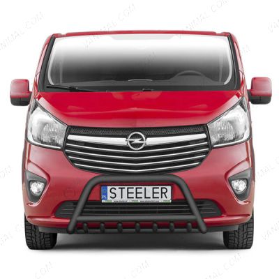 Renault Trafic 2014-2019 Black Front A-Bar with Axle Bars