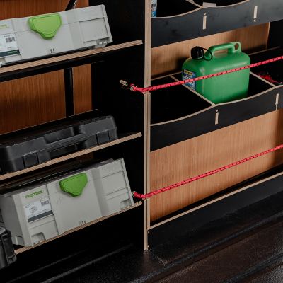 Seamless fitment of the Fiat Scudo 2022- SWB Front Toolbox and Rear Racking Units