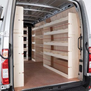 Renault Master LWB L3 Double Rear, Front Toolbox, Infill and Bulkhead Racking (5 Pack)