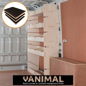 Vauxhall Movano 2022- Hexaboard Front Van Racking and Shelving Unit