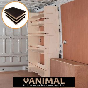 Fiat Ducato 2006- Hexaboard Front Festool Systainer Shelving Rack